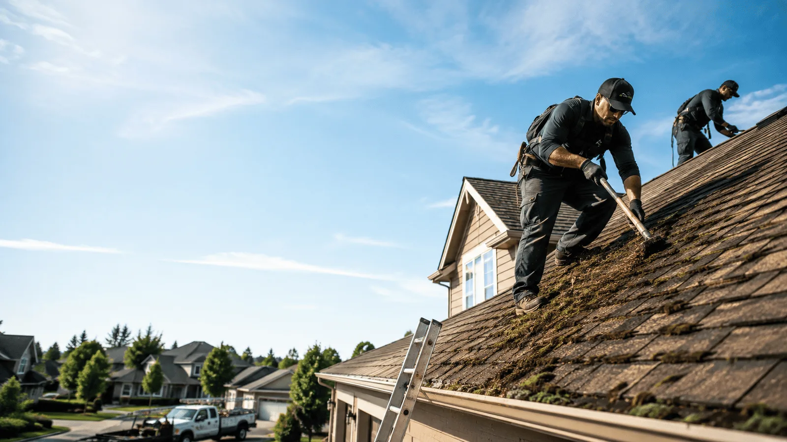 Roof Moss Removal in Amberson, PA near me